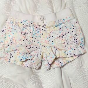 Falls Creek Girls‎ size 2 blue pink yellow purple polka dot shorts elastic waist
